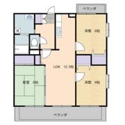 ヴェル・ファーレ長嶺Ⅱの間取り画像