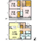 D´Premium C棟の間取り画像