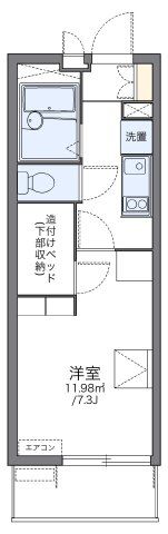 レオパレスフレンズの間取り画像