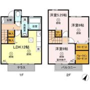 ファミリーヒルズ B棟の間取り画像