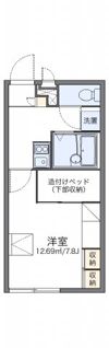 レオパレスアニバーサリーの間取り画像