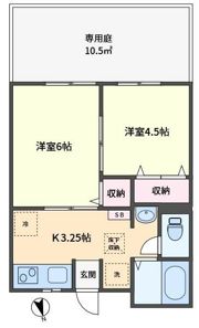 ヒルズヴィラ逗子C棟の間取り画像
