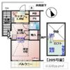 セゾン落合の間取り画像