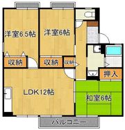 セジュールC棟の間取り画像