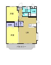 グランメールKの間取り画像