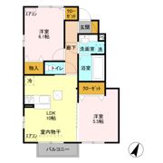 プティエタン Ⅱの間取り画像