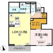 マーメゾン新福の間取り画像
