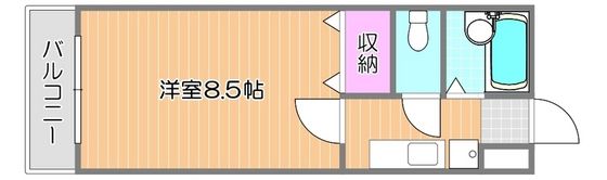 FLATLEAVES学南町の間取り画像