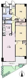 ライオンズヒルズ金沢八景の間取り画像