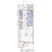 エステムコート大阪WESTの間取り画像