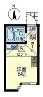 ユナイト小机グレートギャッピーの間取り画像