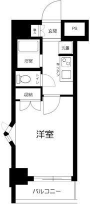 スカイコート笹塚駅前の間取り画像