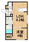 Lien KitahiroshimaⅢの間取り画像