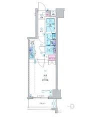 GENOVIA隅田川west skygardenの間取り画像