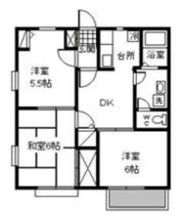 クラブナウ上佐野Cの間取り画像