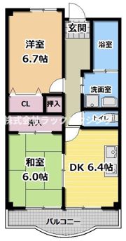 ベルダ高殿の間取り画像