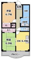 ベルダ高殿の間取り画像