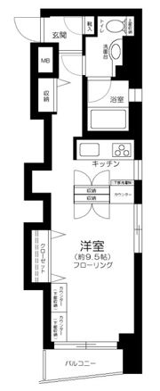 APAガーデンピア代々木の間取り画像