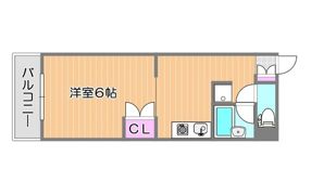 アルファ東古松Ⅱの間取り画像