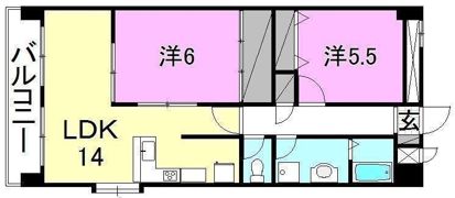 アービア永木の間取り画像