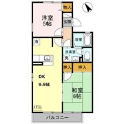 モービルガーデン山田 弐番館の間取り画像