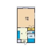 コーポ柳川の間取り画像