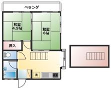 石井コーポの間取り画像