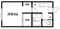コーポアサヒの間取り画像