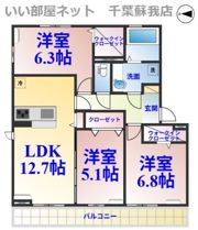 仮）D-ROOM若草の間取り画像