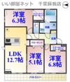 仮）D-ROOM若草の間取り画像