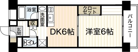 グランドハイツ山根の間取り画像