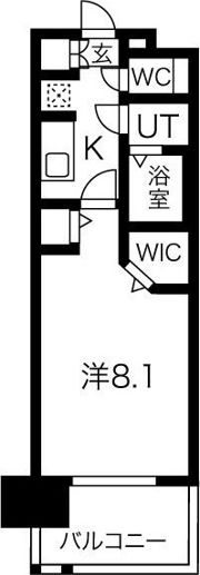 パルティール千種アネックスの間取り画像