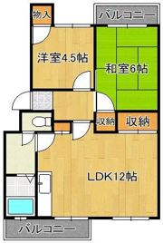 富士見サンハイツの間取り画像