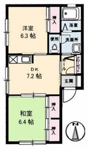 オリエントたになかの間取り画像