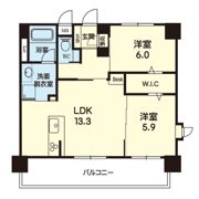 リバティハウス島崎の間取り画像