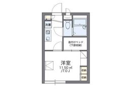 レオパレスシティパルⅠの間取り画像