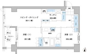 ガーデニエール砧レジデンスの間取り画像