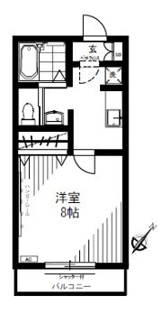 プティメゾン入船の間取り画像