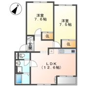 メゾンパルⅡの間取り画像
