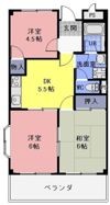 Limpia末広の間取り画像