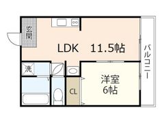 デュウオコート東雲本町の間取り画像