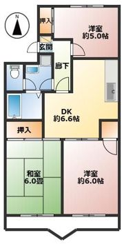 グランドゥール中浦和の間取り画像