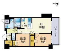 RJRプレシア六本松の間取り画像
