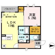 クレールBの間取り画像