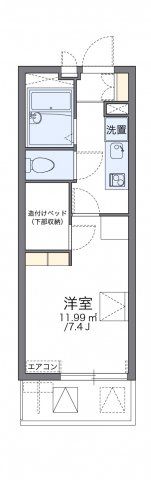 レオパレスALTAⅤの間取り画像