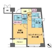 カスタリア茅場町の間取り画像