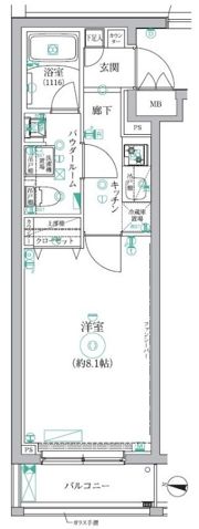 レアライズ新小岩の間取り画像