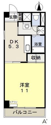 平井マンション奥田の間取り画像