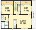 GREEN GARDEN WESTの間取り画像