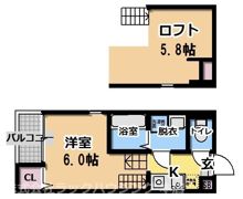 セゾン関目高殿の間取り画像